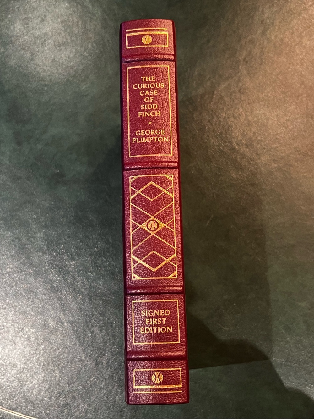 Collectible Signed Book The Curious Case of Sidd Finch by George Plimpton